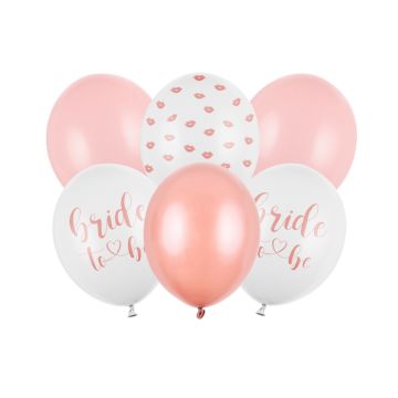Bride to be ballonnen 6x - 30 cm
