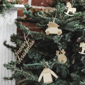 Hangende kerstdecoraties voor kerstboom 10x mix