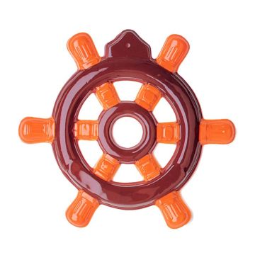 Bruine plastic schipsteer - Ø 50 cm