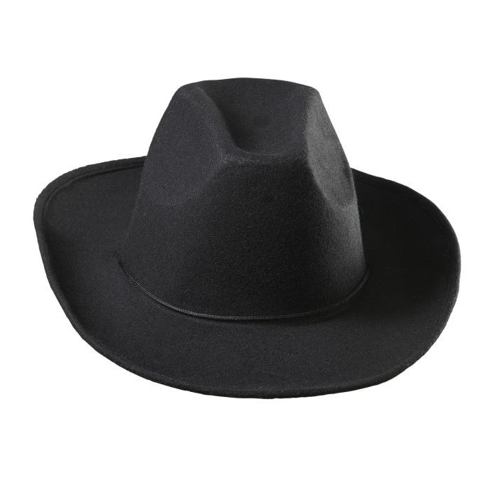 Zwarte Western Cowboy Hoed