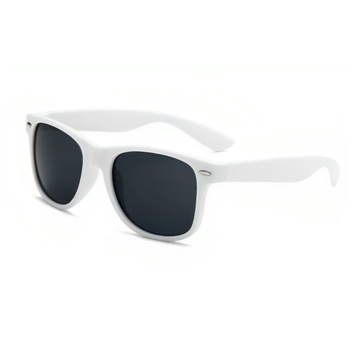 Zonnebrillen wayfarer wit - onesize