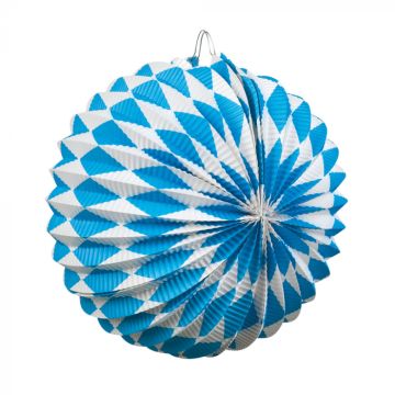 Oktoberfest ronde papieren lantaarn - 25 cm