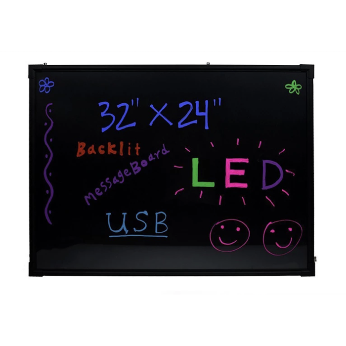 LED-schild met zelfverlichtende markers