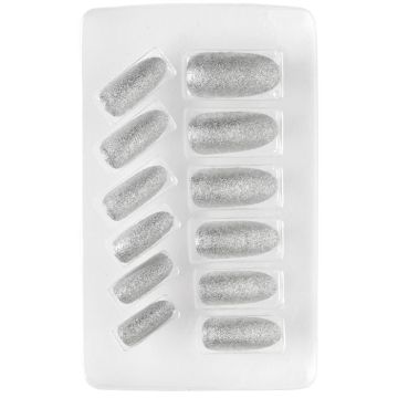 Zilveren Zelfklevende Nepnagels
