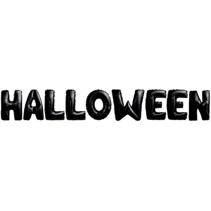 Halloween folieballonnen zwart - 40 cm 