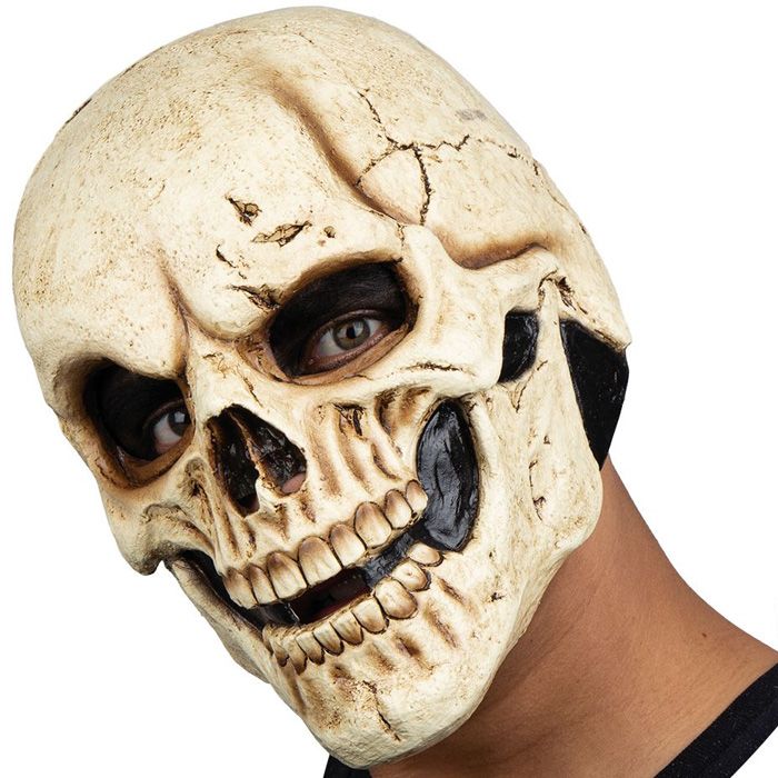 Griezelige skelettemasker