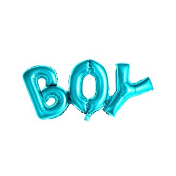 Blauwe Boy letter folieballon - 67x29 cm