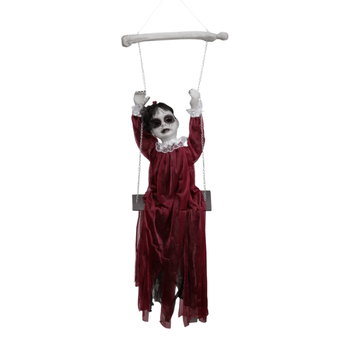 Hangende halloween bruid beweging, geluid en licht - 120 cm