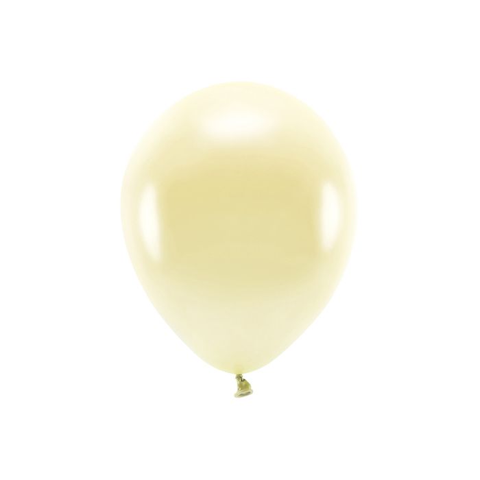 Metallic crème ballonnen 10x - 30 cm