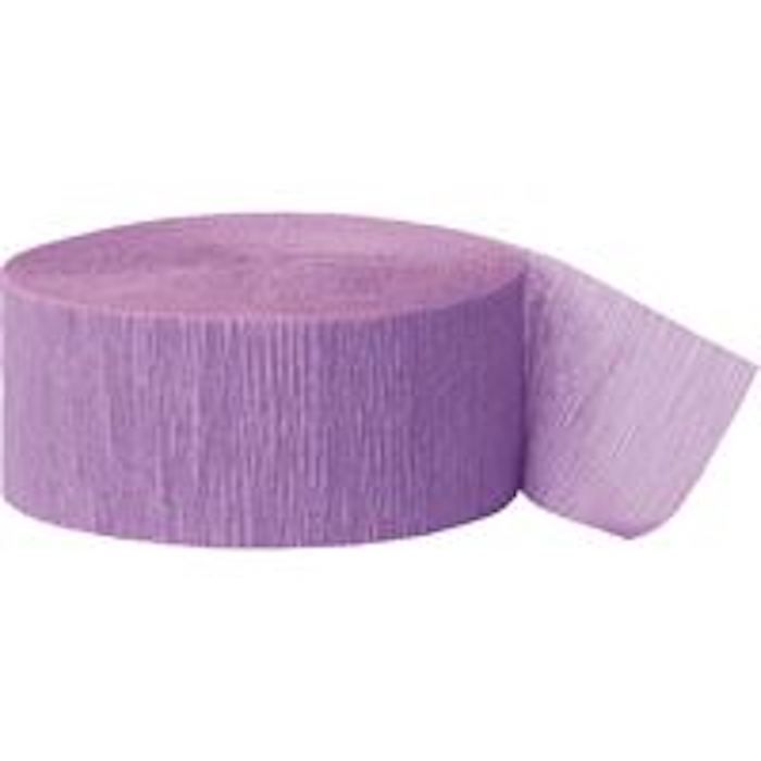 Paarse crepe slinger - 24 m