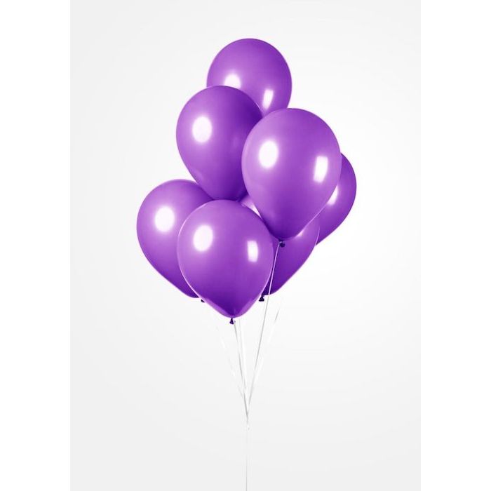 Paarse Ballonnen 100x - 30cm