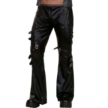 Rocker- en bikerbroeken in leerlook