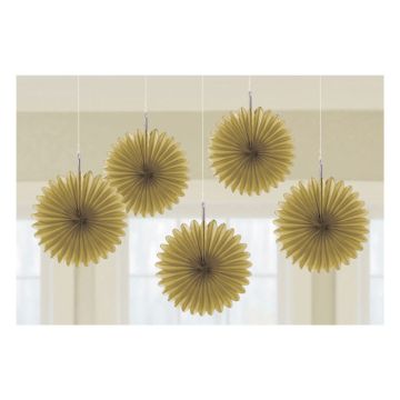 Gouden Rozetten 5x - 15,2 cm