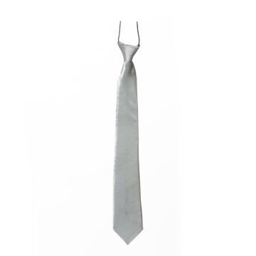 Stropdas 50 cm zilver