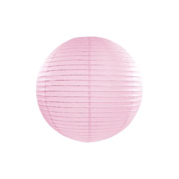 Lichtroze Papieren Lantaarn - 20 cm