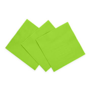 Limoengroene servetten 20x - 33x33cm