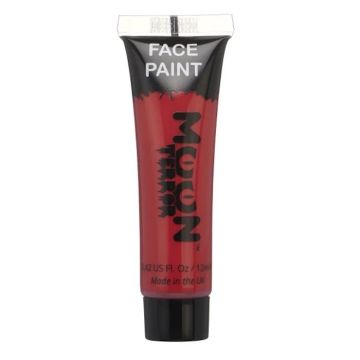 Halloween Gezichts- en Lichaamsverf Rood 12 ml Moon Creations