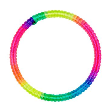 Neon Regenboog Kleur Armband