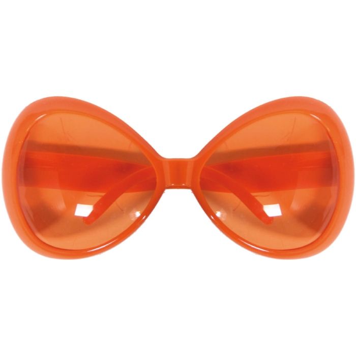 Leuke oversized brillen oranje 