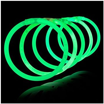 Groene glowsticks 100x - Zelflichtgevende armbanden