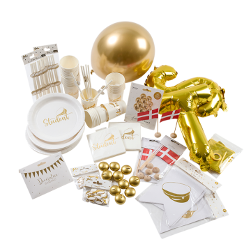 Goud deluxe studentenrijden voorouder decoratiepakket