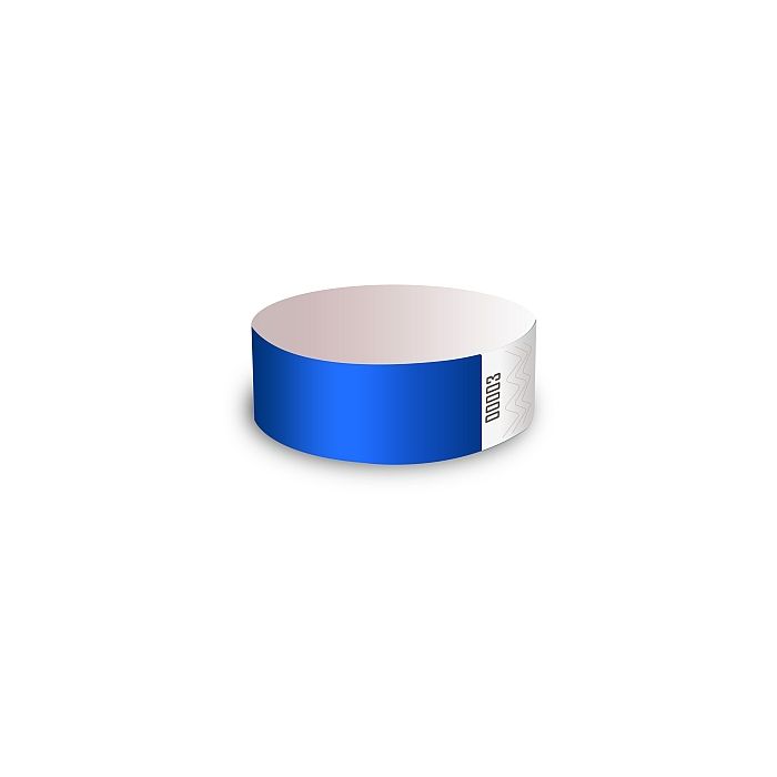 100x toegangspassen zonder print - Blauw