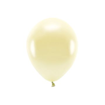 Metallic crème ballonnen 10x - 30 cm