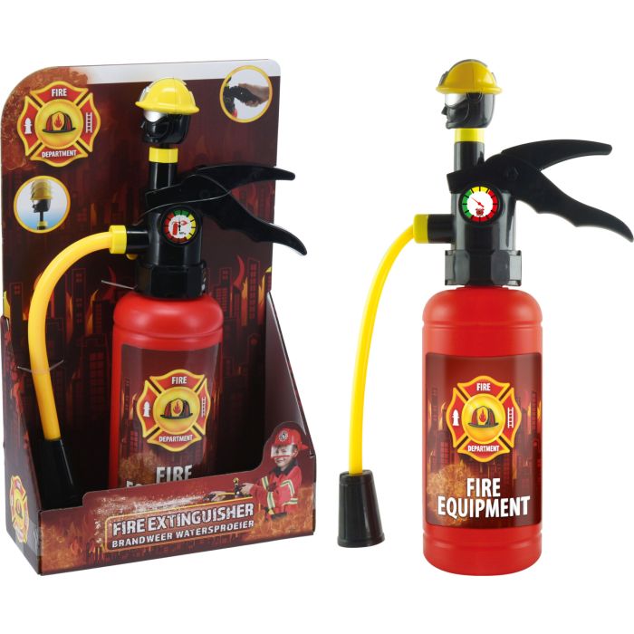 Waterpistool in de vorm van brandblusser ca. 36 cm