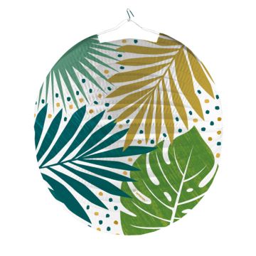 Monstera en palm lantaarn - 25 cm