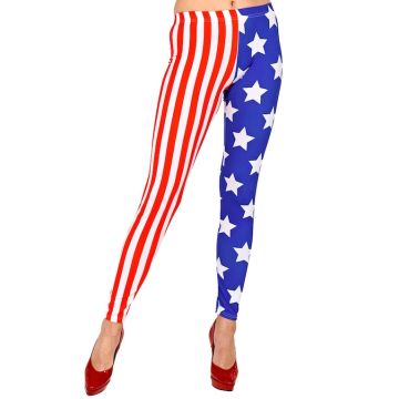 USA leggings met strepen en sterren
