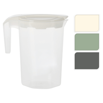 Kan pitcher m. deksel ass. - 1750 ml