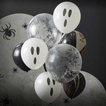 Halloweenballonnen Met Gemengde Motieven x9