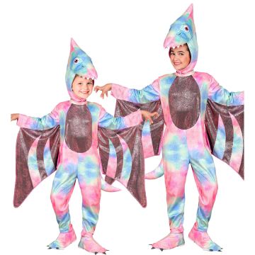 Pterodactyluskostuum voor kinderen in multikleur