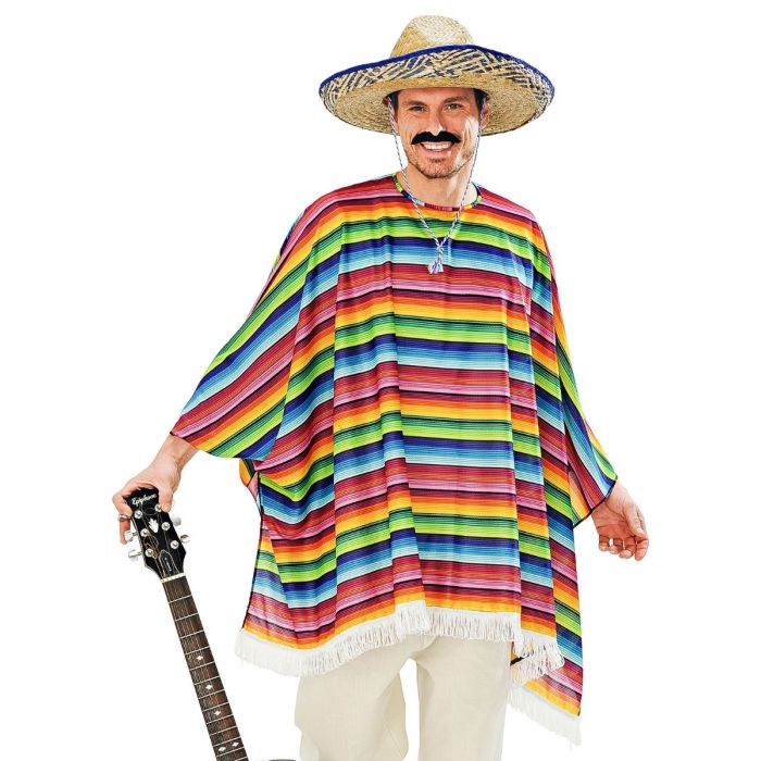 Mexicaanse poncho en hoed