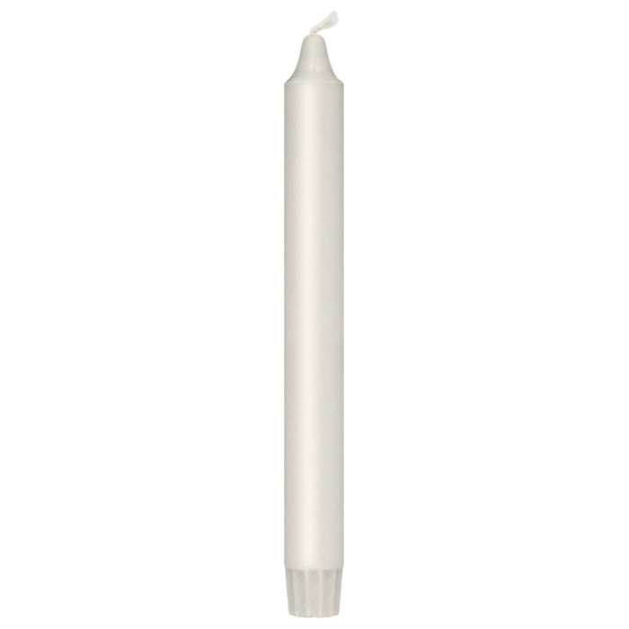 Dinerkaarsen ivoor 8x - 24 cm