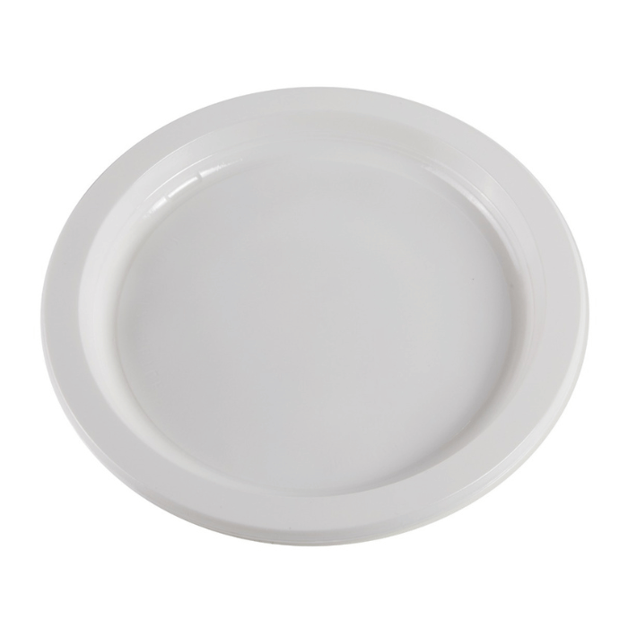 Ø22 cm bord 25x plastic herbruikbaar