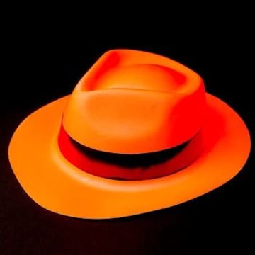 UV Hoed oranje neon