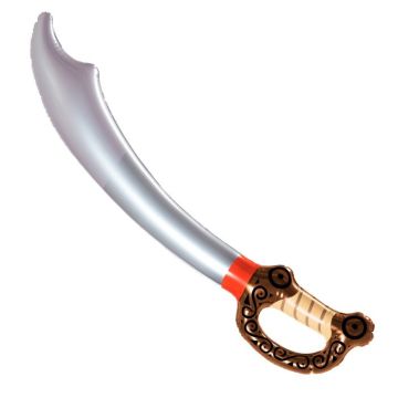 Opblaasbaar Piraten Zwaard - 75 CM