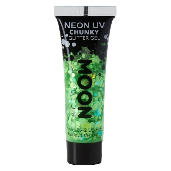 Neon UV Chunky Glitter Gel Groen 12 ml Moon Creations