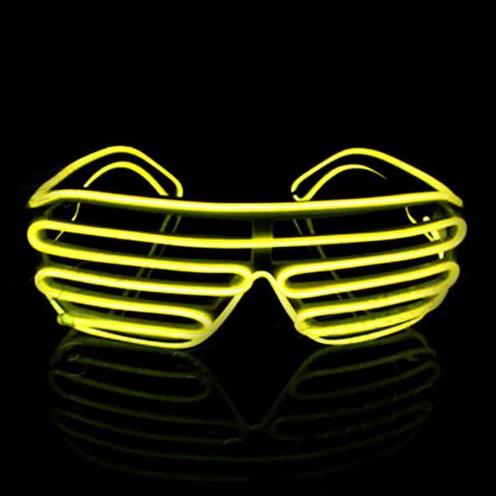 LED-bril Geel