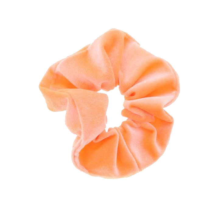 Neon UV scrunchie oranje - onesize