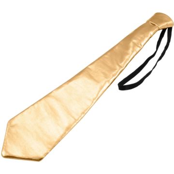 Gouden stropdas 30 cm
