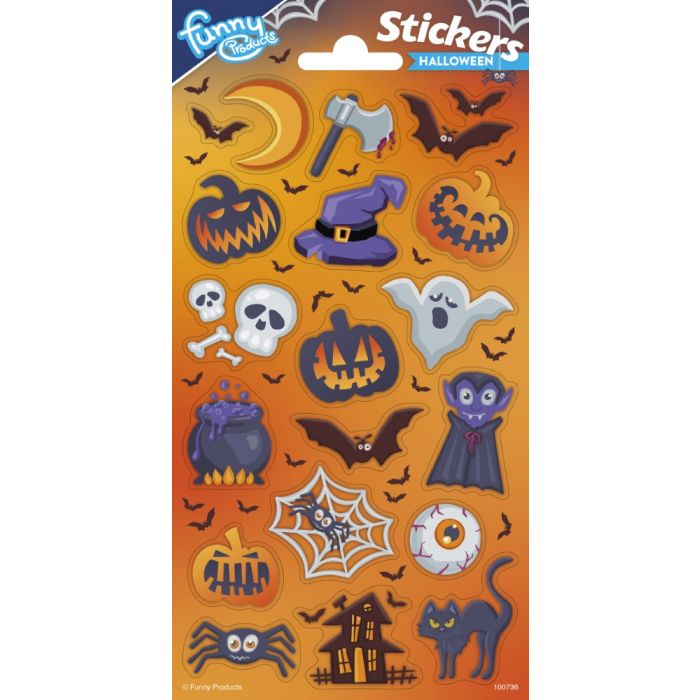 Gezellige Halloween stickers