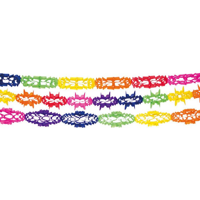 Multikleuren slinger set 3x - 4 m