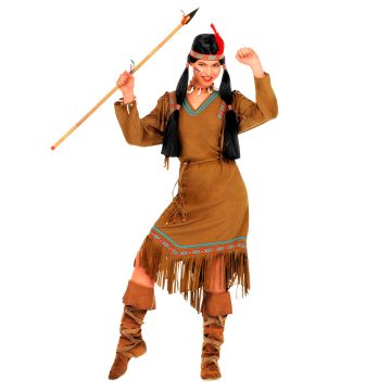 Lange indianendress voor dames