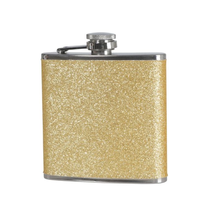 Gouden fles met glitters 180 ml