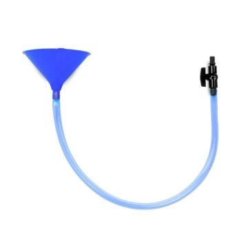 Trechter bierton blauw - 1 meter