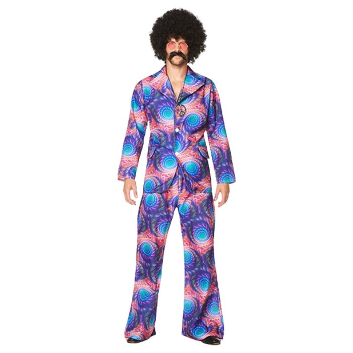 Psychedelisch hippie kostuum
