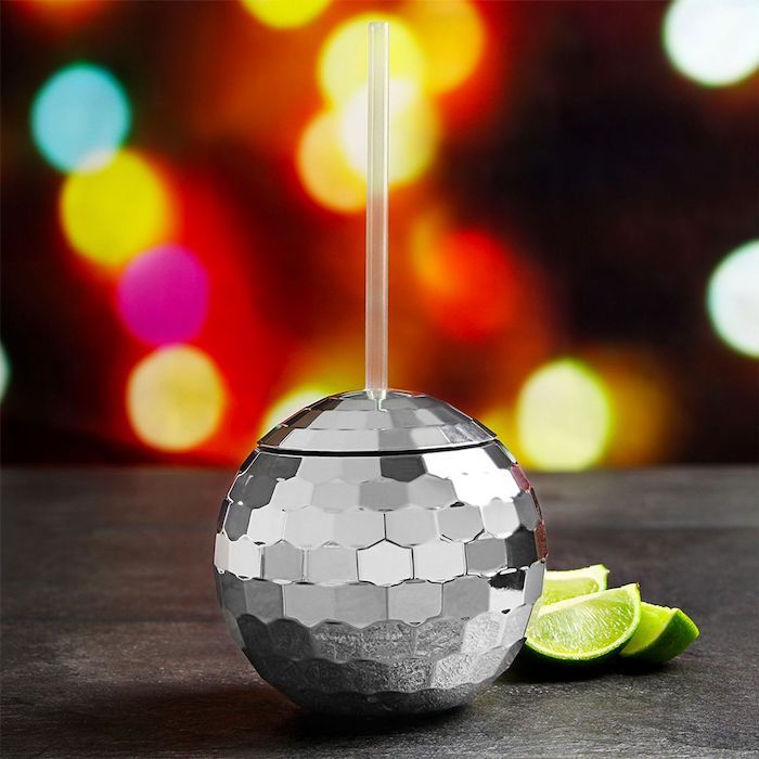Discobal cocktailglas zilver - 568 ml