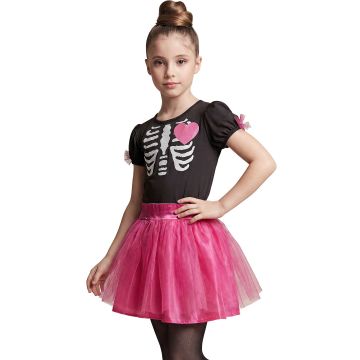 Ballerina skelet kostuum voor meisjes